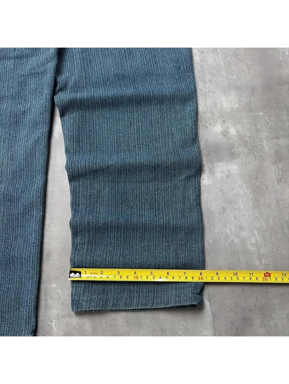 Y2K Blue Phat Farm Grunge Loose Skater Denim Jeans